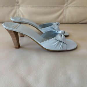Delman Light Blue Sandals, Size 8.5